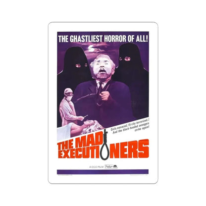THE MAD EXECUTIONERS 1963 Movie Poster - STICKER Vinyl Kiss-Cut Decal 2 Inch White - The Sticker Space