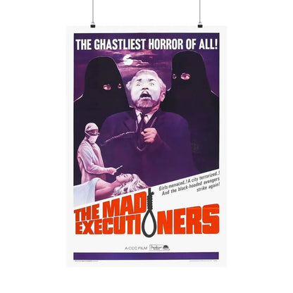 THE MAD EXECUTIONERS 1963 - Paper Movie Poster 24″ x 36″ Matte - The Sticker Space