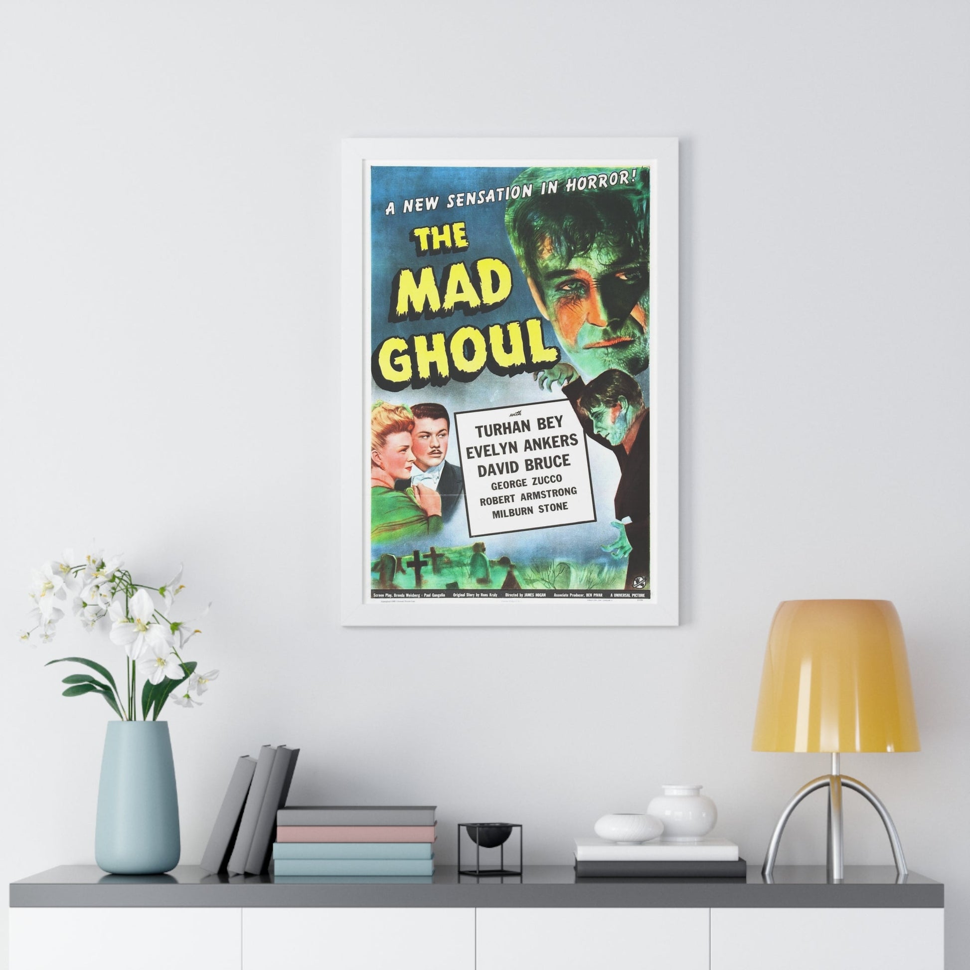 THE MAD GHOUL 1943 - Framed Movie Poster-The Sticker Space