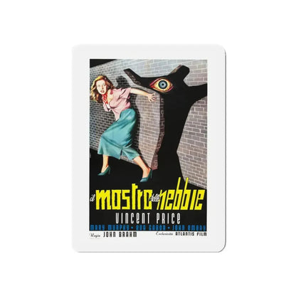 THE MAD MAGICIAN (ITALIAN) 1954 Movie Poster - Refrigerator Magnet 3 Inch Die-Cut - The Sticker Space