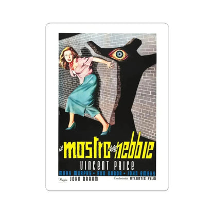 THE MAD MAGICIAN (ITALIAN) 1954 Movie Poster - STICKER Vinyl Kiss-Cut Decal 2 Inch White - The Sticker Space