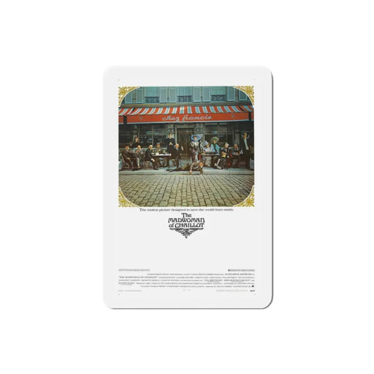 The Madwoman of Chaillot 1969 Movie Poster Refrigerator Magnet 2 Inch - The Sticker Space