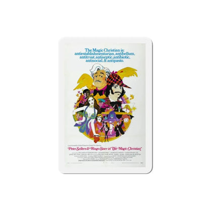 The Magic Christian 1970 Movie Poster Refrigerator Magnet 2 Inch - The Sticker Space