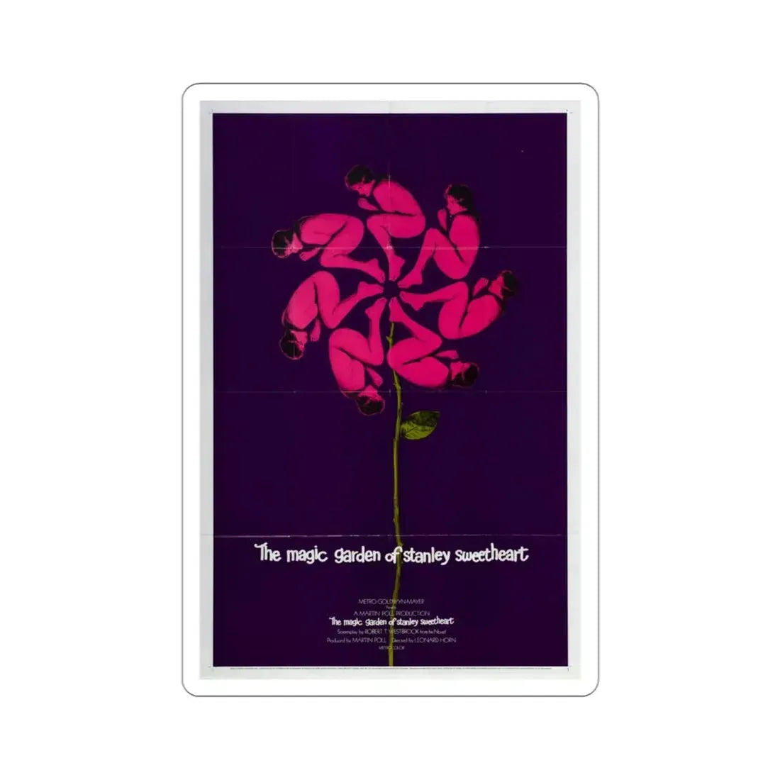 The Magic Garden of Stanley Sweetheart 1970 Movie Poster STICKER Vinyl Die-Cut Decal 3 Inch - The Sticker Space