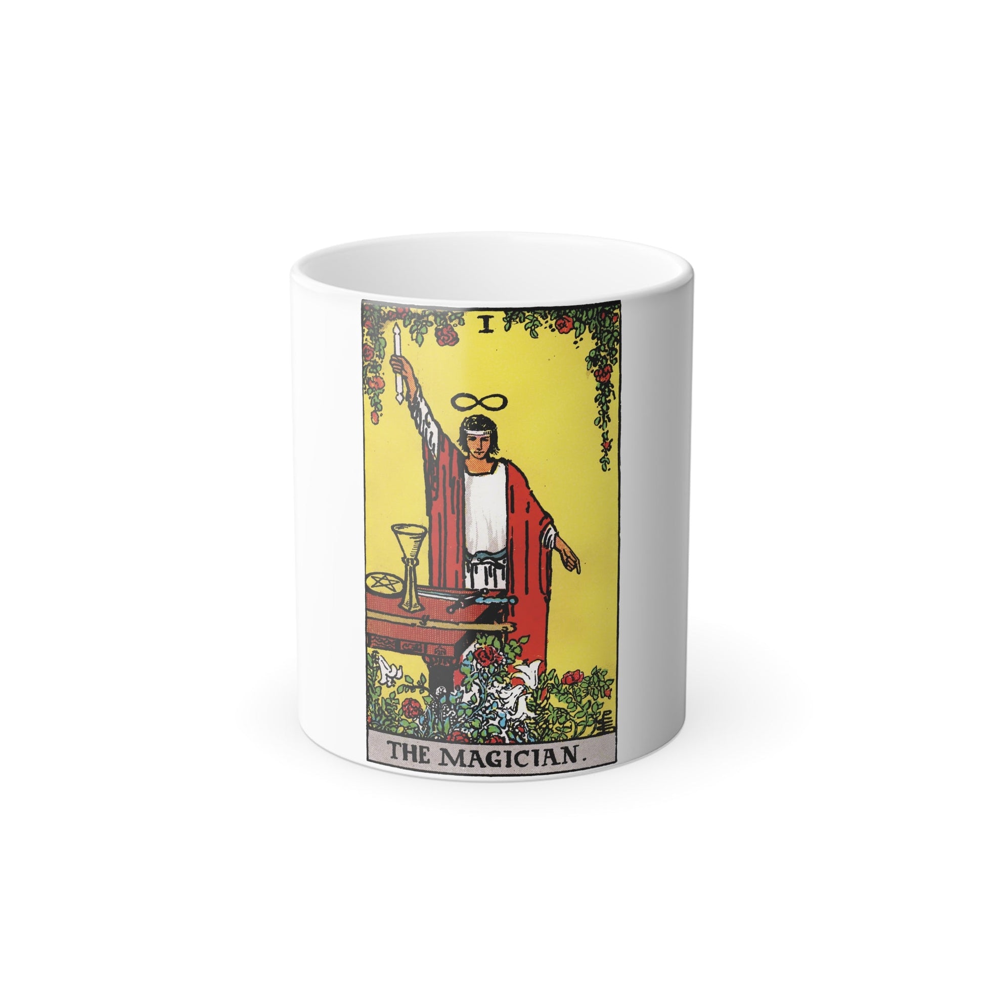 The Magician (Tarot Card) Color Changing Mug 11oz-11oz-The Sticker Space