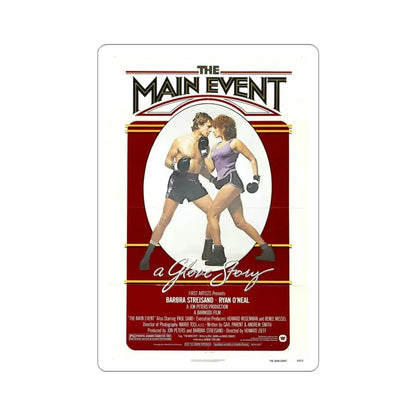 The Main Event 1979 Movie Poster STICKER Vinyl Die-Cut Decal 4 Inch - The Sticker Space