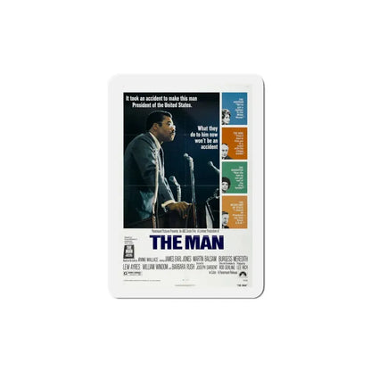 The Man 1972 Movie Poster Refrigerator Magnet 4 Inch - The Sticker Space