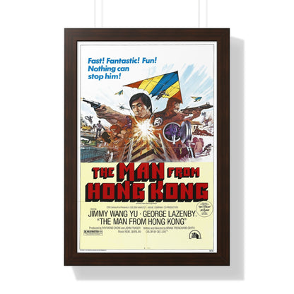 THE MAN FROM HONG KONG 1975 - Framed Movie Poster-16″ x 24″-The Sticker Space