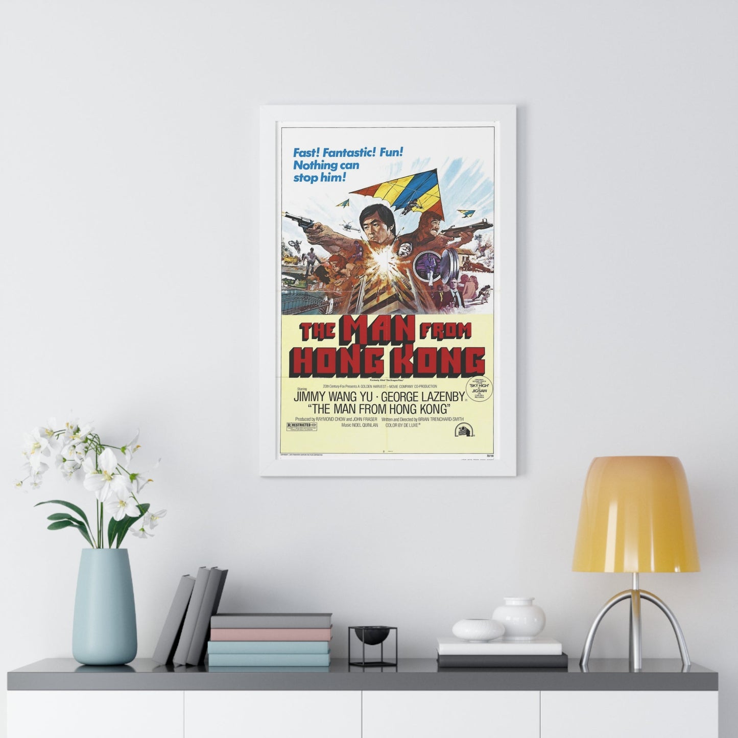 THE MAN FROM HONG KONG 1975 - Framed Movie Poster-The Sticker Space