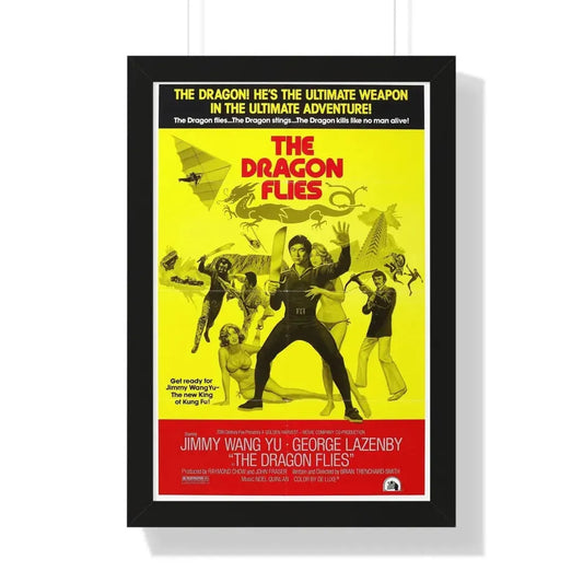 THE MAN FROM HONG KONG (2) 1975 - Framed Movie Poster 16″ x 24″ Black - The Sticker Space