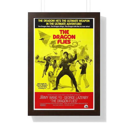 THE MAN FROM HONG KONG (2) 1975 - Framed Movie Poster 16″ x 24″ Walnut - The Sticker Space