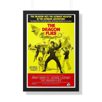 THE MAN FROM HONG KONG (2) 1975 - Framed Movie Poster 20" x 30" Black - The Sticker Space