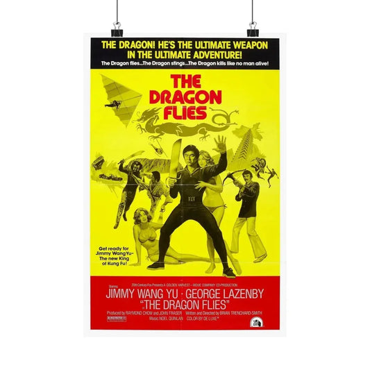 THE MAN FROM HONG KONG (2) 1975 - Paper Movie Poster 12″ x 18″ Matte - The Sticker Space