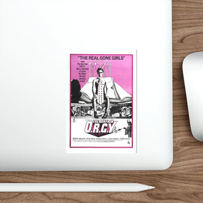 THE MAN FROM O.R.G.Y. 1970 Movie Poster STICKER Vinyl Die-Cut Decal-The Sticker Space