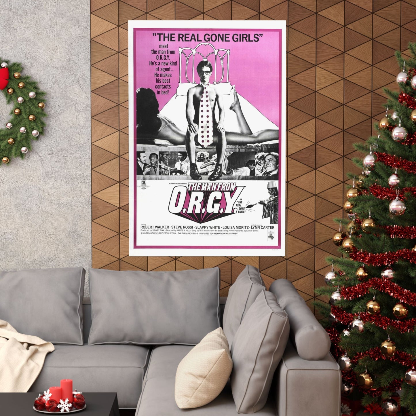 THE MAN FROM O.R.G.Y. 1970 - Paper Movie Poster-The Sticker Space