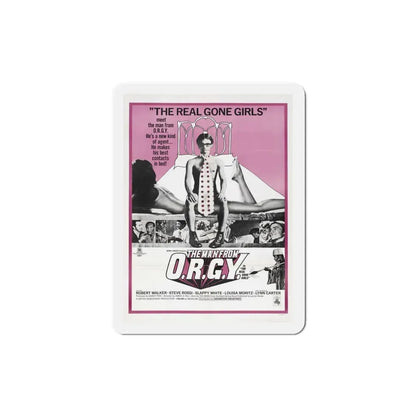 The Man from ORGY 1970 Movie Poster Refrigerator Magnet 4 Inch - The Sticker Space