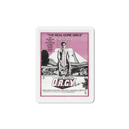 The Man from ORGY 1970 Movie Poster Refrigerator Magnet 5 Inch - The Sticker Space