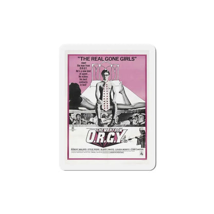 The Man from ORGY 1970 Movie Poster Refrigerator Magnet 6 Inch - The Sticker Space