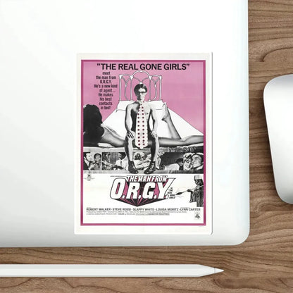 The Man from ORGY 1970 Movie Poster STICKER Vinyl Die-Cut Decal - The Sticker Space