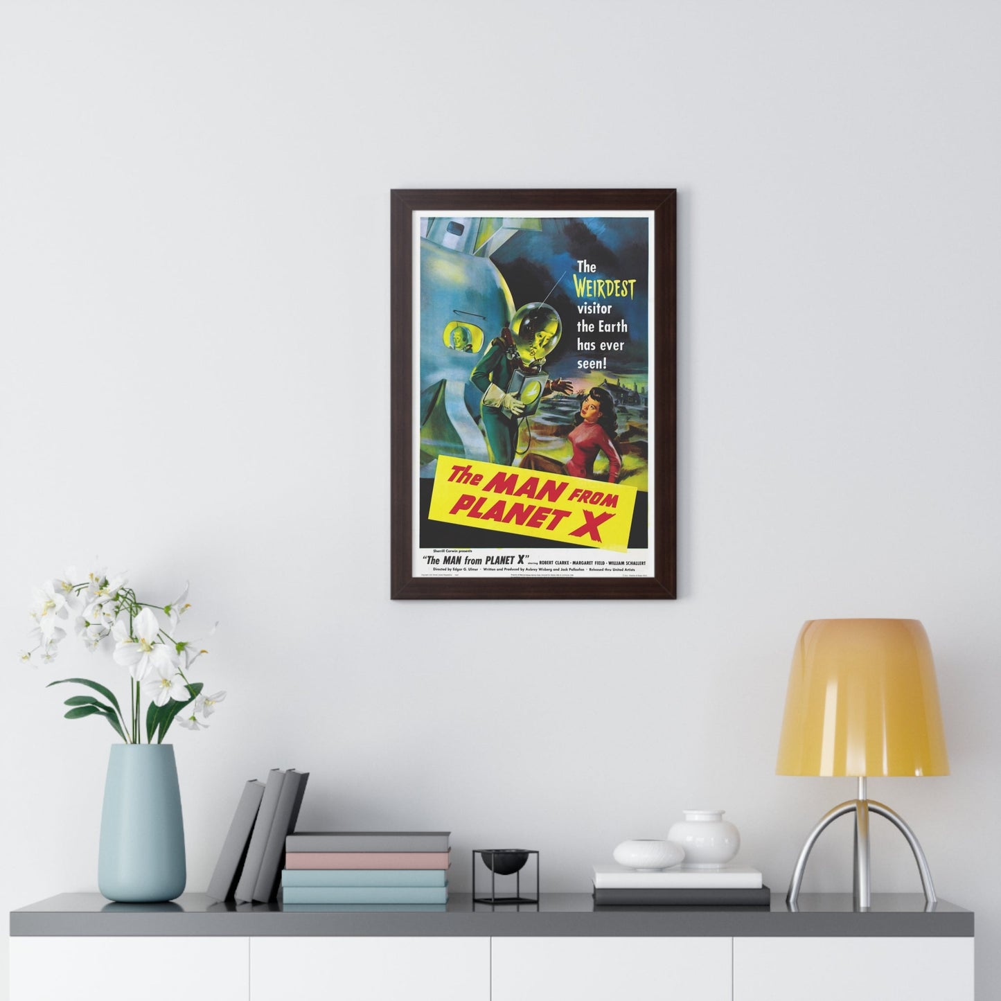 THE MAN FROM PLANET X 1951 - Framed Movie Poster-The Sticker Space