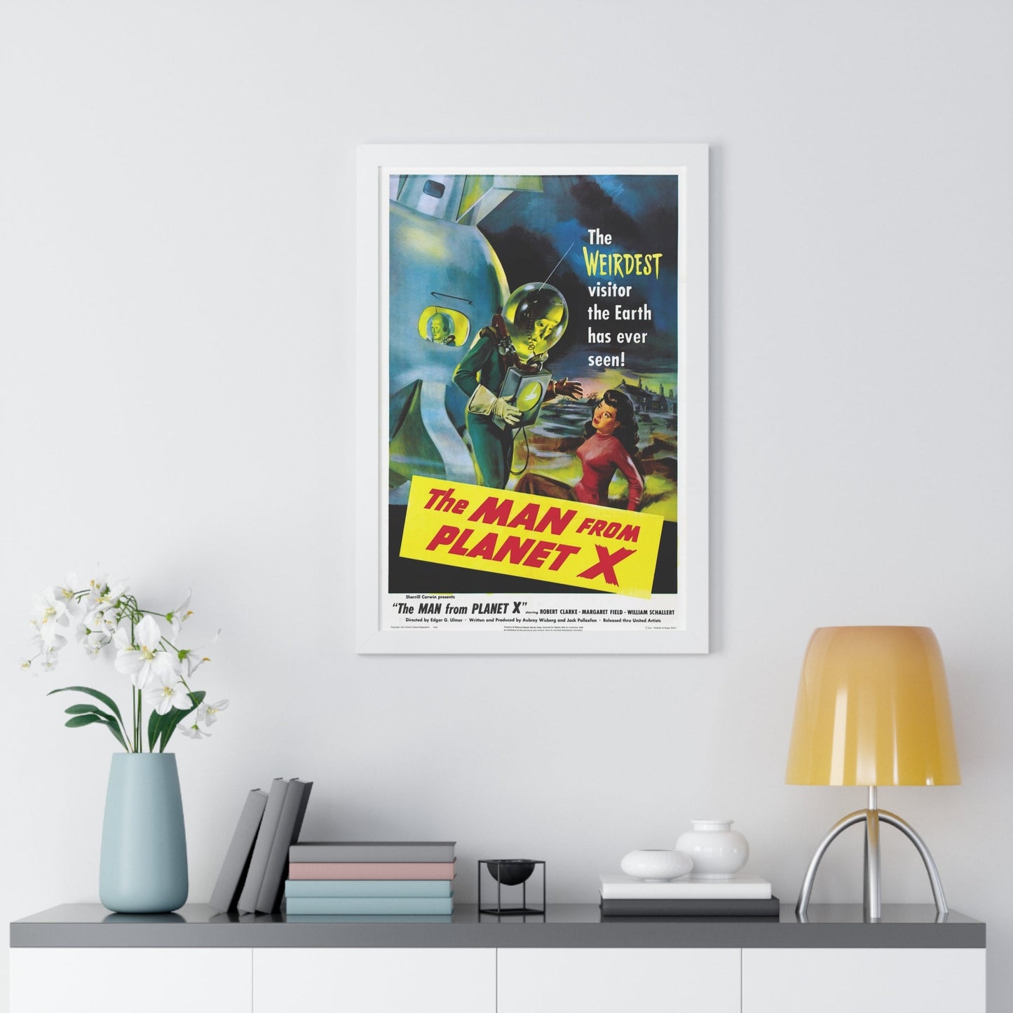 THE MAN FROM PLANET X 1951 - Framed Movie Poster-The Sticker Space