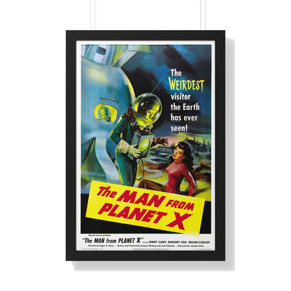 THE MAN FROM PLANET X 1951 - Framed Movie Poster-20" x 30"-The Sticker Space