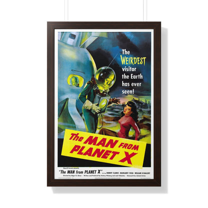 THE MAN FROM PLANET X 1951 - Framed Movie Poster-20" x 30"-The Sticker Space