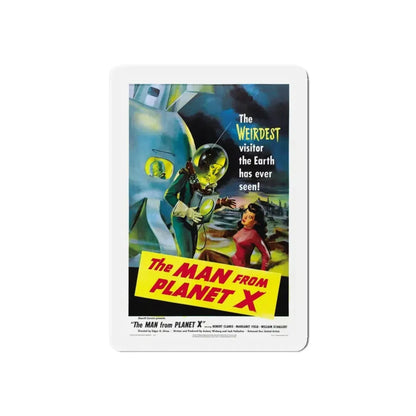 THE MAN FROM PLANET X 1951 Movie Poster - Refrigerator Magnet 4 Inch Die-Cut - The Sticker Space