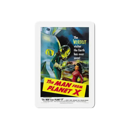 THE MAN FROM PLANET X 1951 Movie Poster - Refrigerator Magnet 6 Inch Die-Cut - The Sticker Space