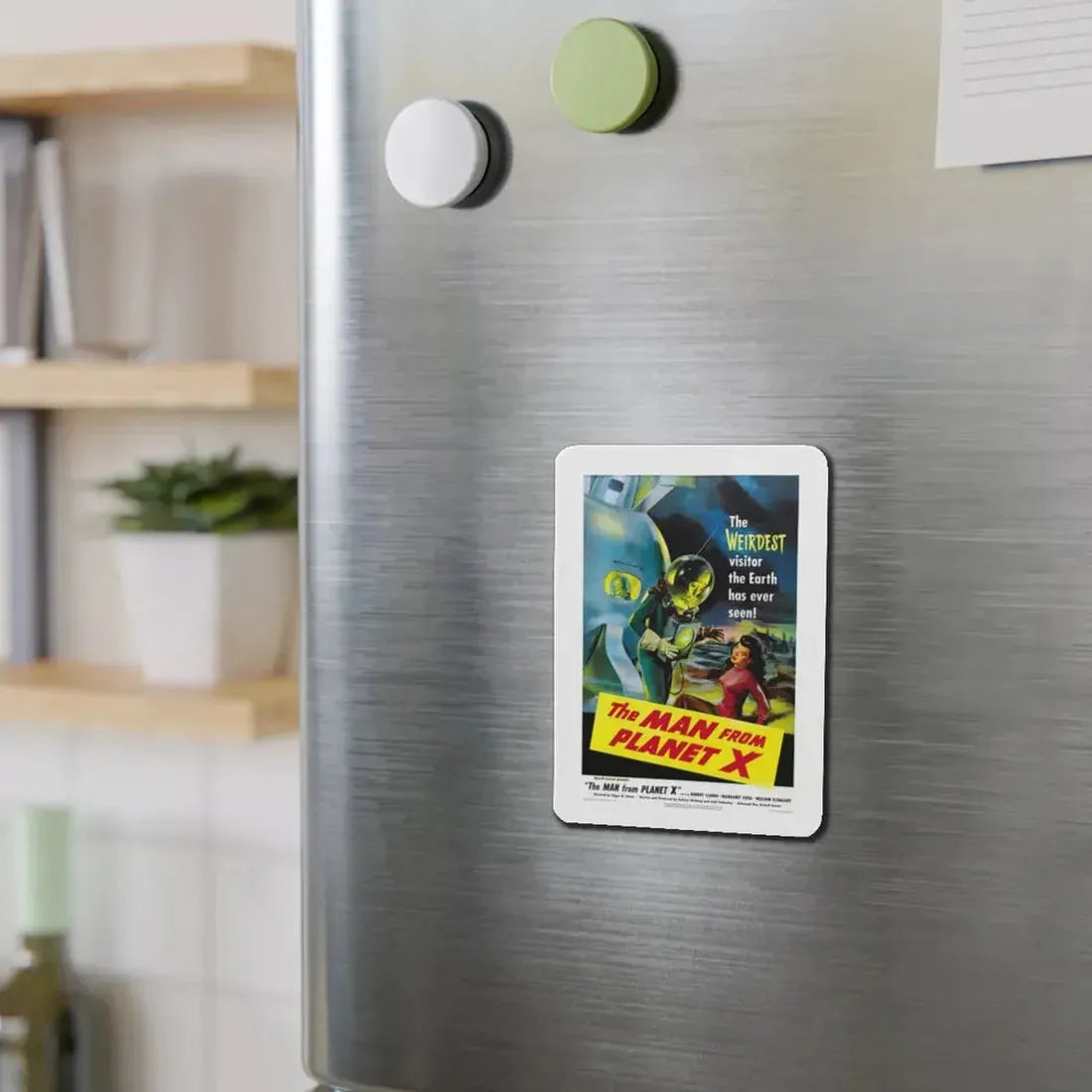 THE MAN FROM PLANET X 1951 Movie Poster - Refrigerator Magnet - The Sticker Space