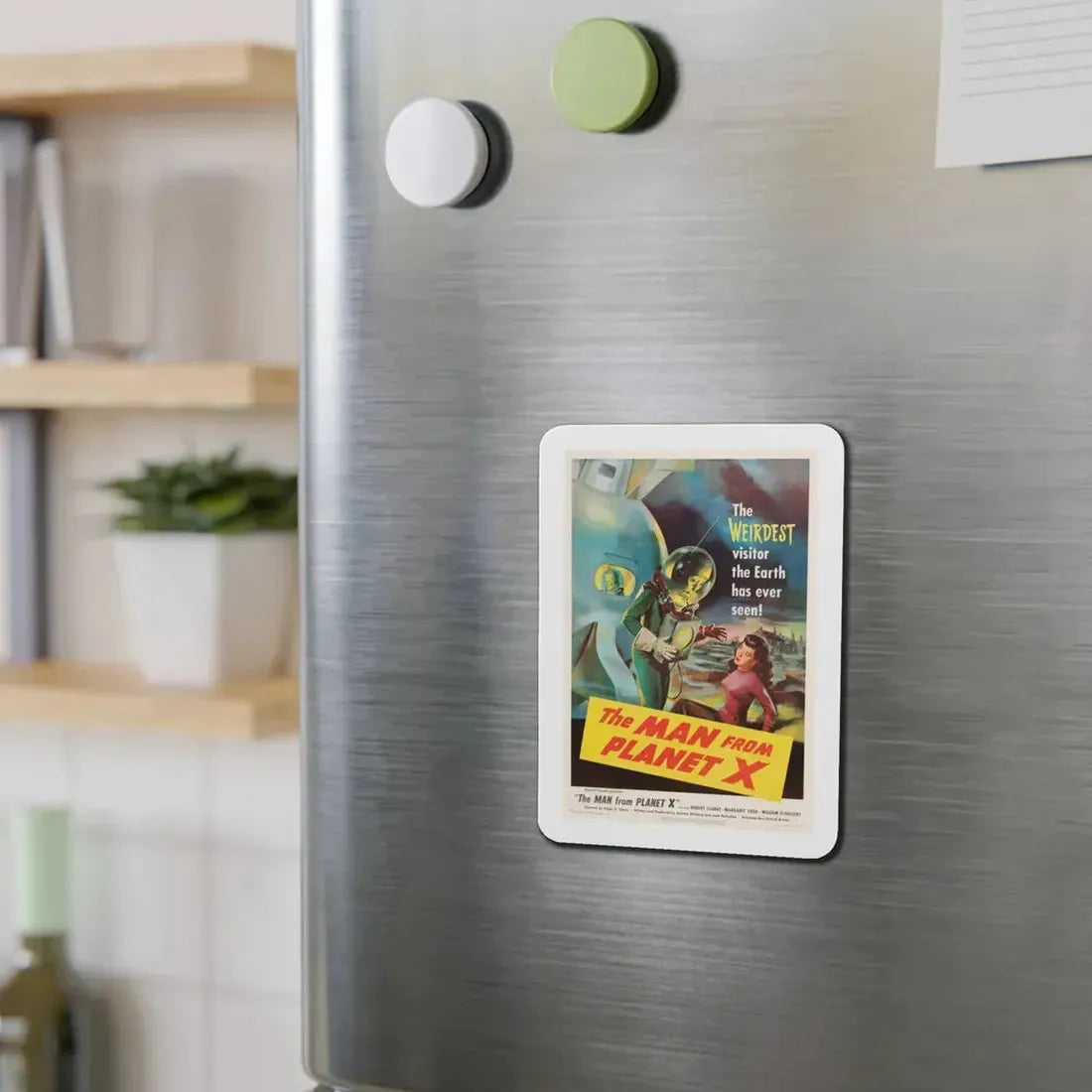 The Man from Planet X 1951 Movie Poster Refrigerator Magnet - The Sticker Space