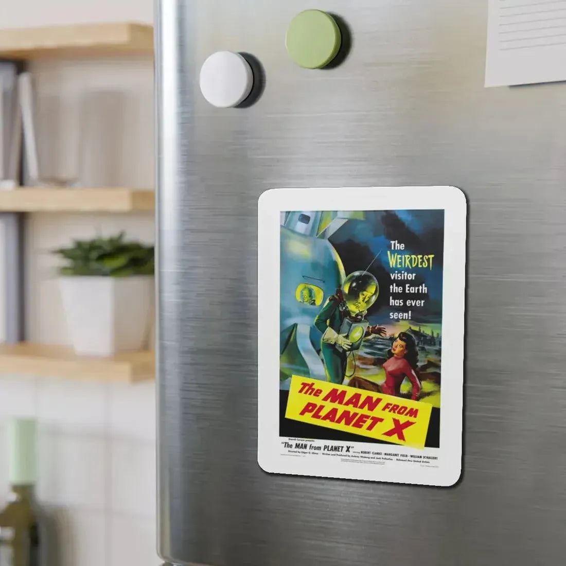 THE MAN FROM PLANET X 1951 Movie Poster - Refrigerator Magnet - The Sticker Space