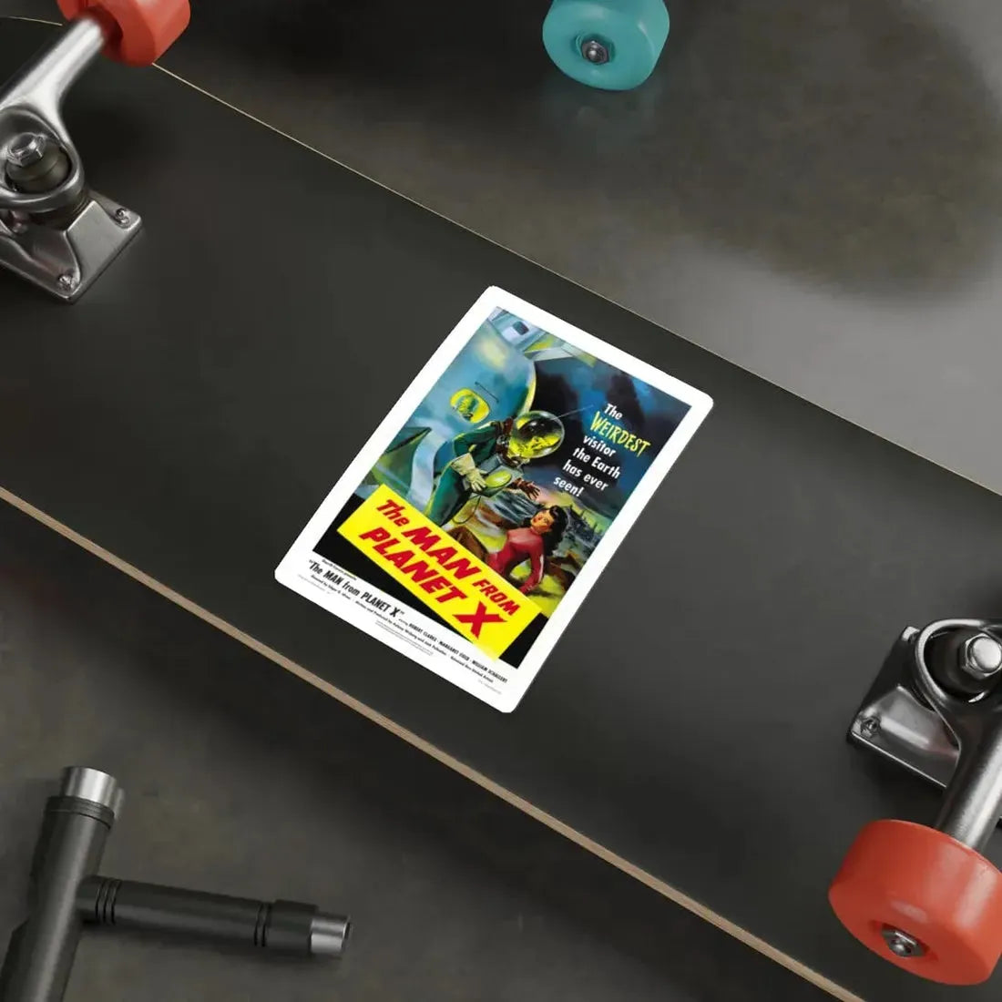 THE MAN FROM PLANET X 1951 Movie Poster STICKER Vinyl Die-Cut Decal - The Sticker Space