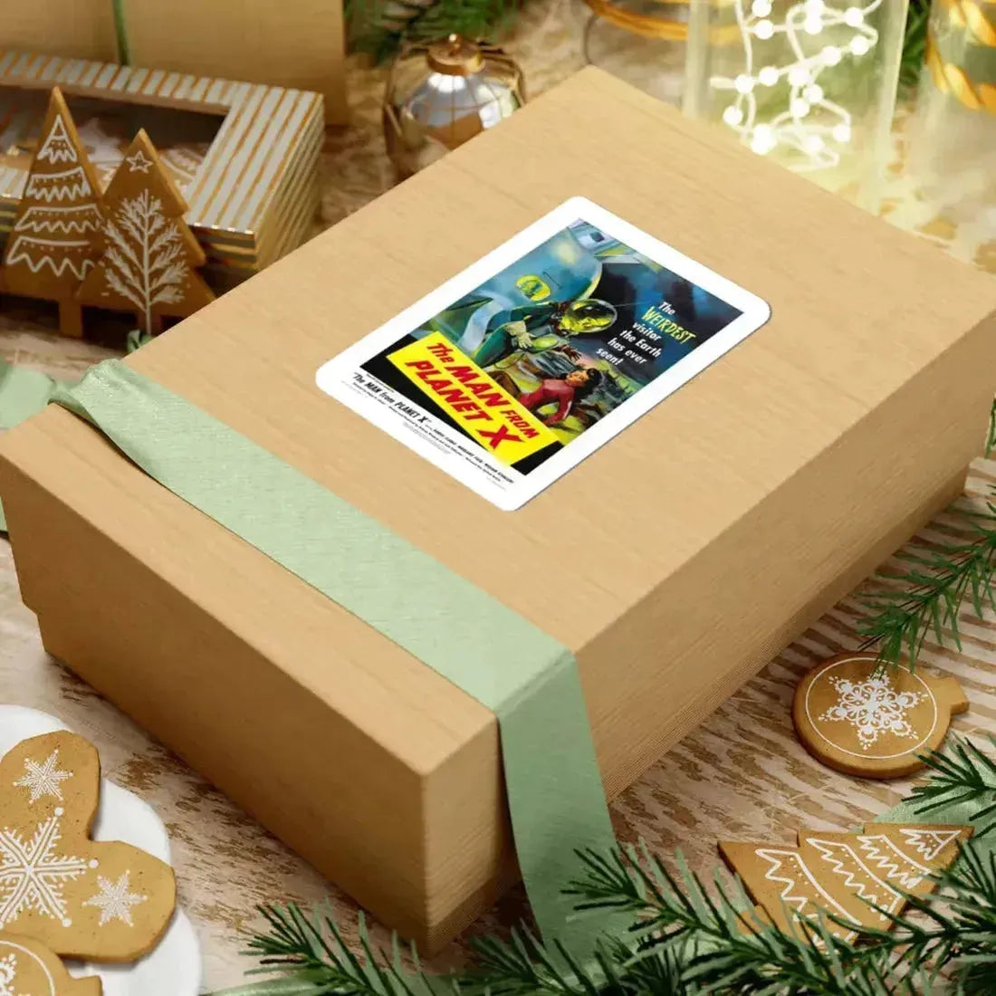 THE MAN FROM PLANET X 1951 Movie Poster - STICKER Vinyl Kiss-Cut Decal - The Sticker Space