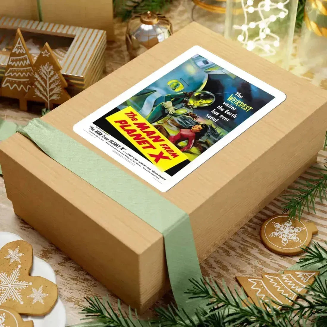 THE MAN FROM PLANET X 1951 Movie Poster - STICKER Vinyl Kiss-Cut Decal - The Sticker Space