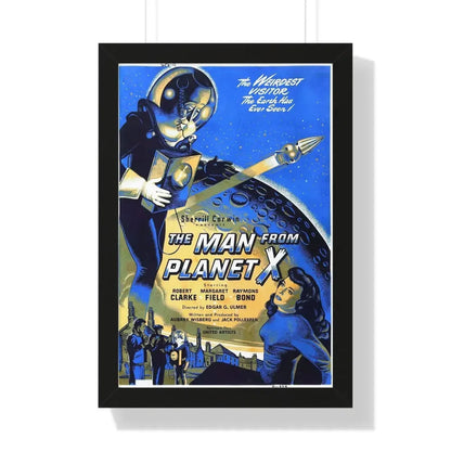 THE MAN FROM PLANET X (2) 1951 - Framed Movie Poster 16″ x 24″ Black - The Sticker Space