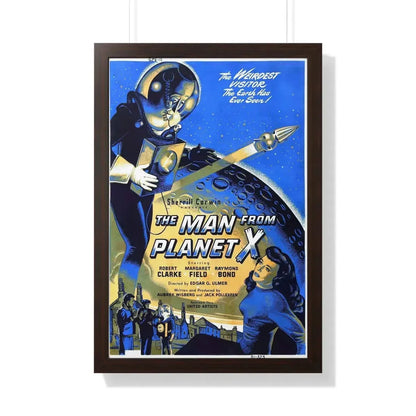 THE MAN FROM PLANET X (2) 1951 - Framed Movie Poster 20" x 30" Walnut - The Sticker Space