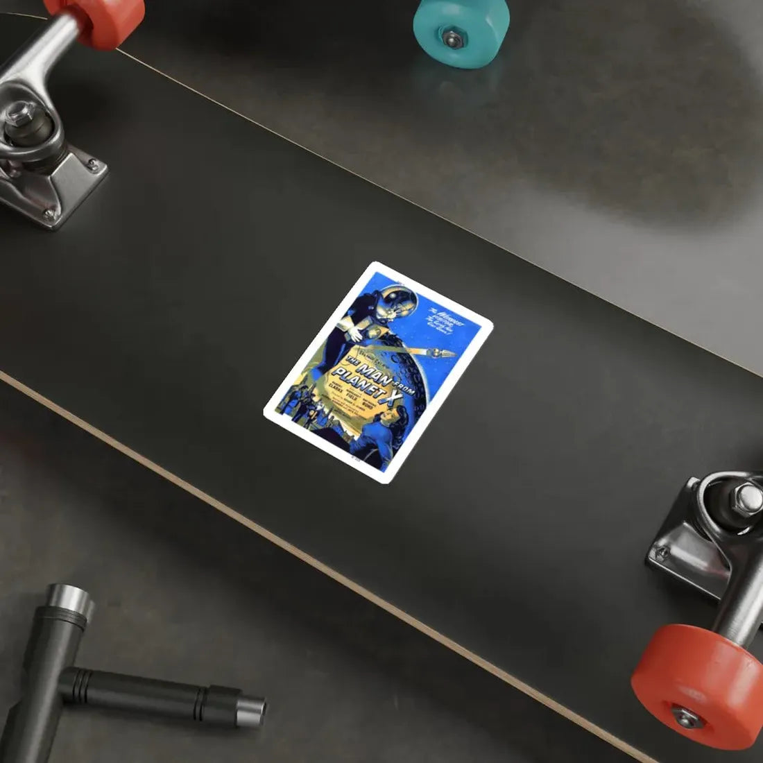 THE MAN FROM PLANET X (2) 1951 Movie Poster STICKER Vinyl Die-Cut Decal - The Sticker Space