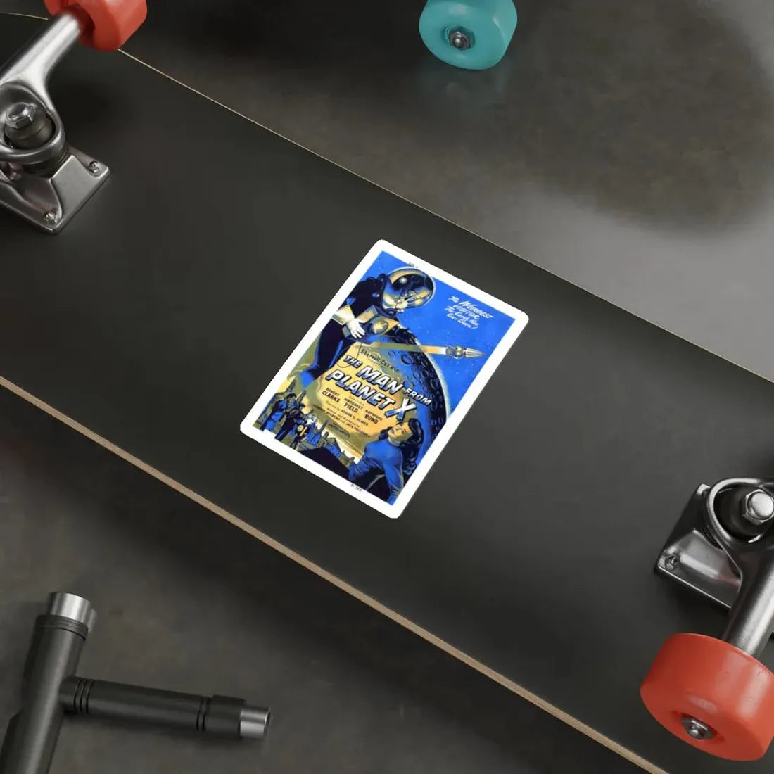 THE MAN FROM PLANET X (2) 1951 Movie Poster STICKER Vinyl Die-Cut Decal - The Sticker Space