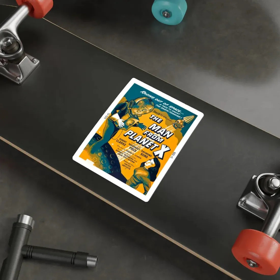 THE MAN FROM PLANET X (3) 1951 Movie Poster STICKER Vinyl Die-Cut Decal - The Sticker Space