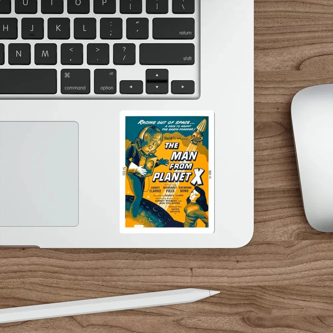 THE MAN FROM PLANET X (3) 1951 Movie Poster STICKER Vinyl Die-Cut Decal - The Sticker Space