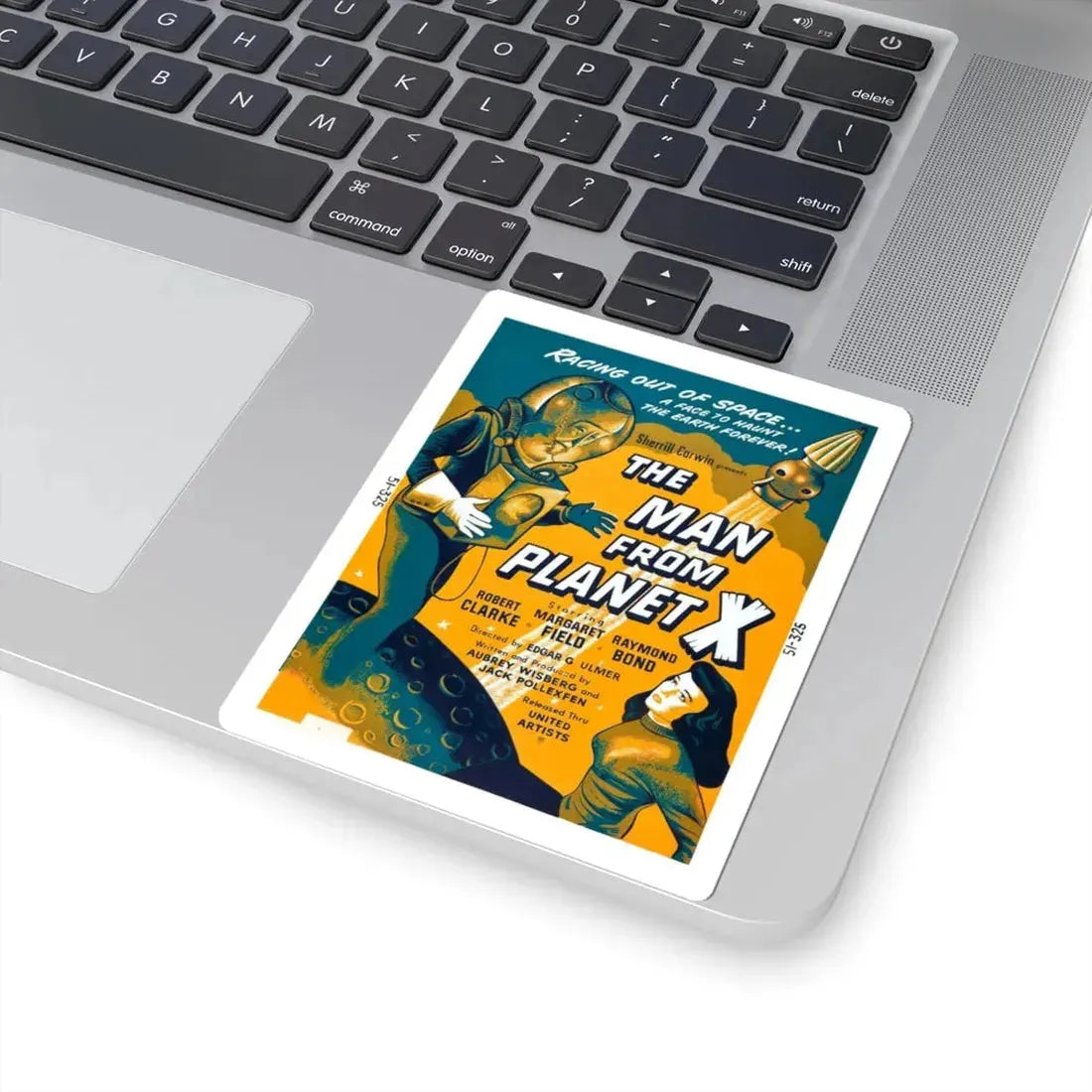 THE MAN FROM PLANET X (3) 1951 Movie Poster - STICKER Vinyl Kiss-Cut Decal - The Sticker Space