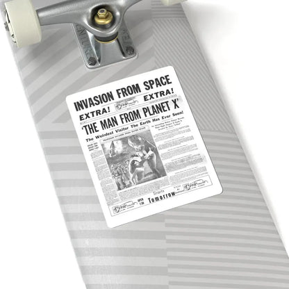 THE MAN FROM PLANET X (TEASER) 1951 Movie Poster - STICKER Vinyl Kiss-Cut Decal - The Sticker Space