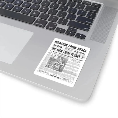 THE MAN FROM PLANET X (TEASER) 1951 Movie Poster - STICKER Vinyl Kiss-Cut Decal - The Sticker Space