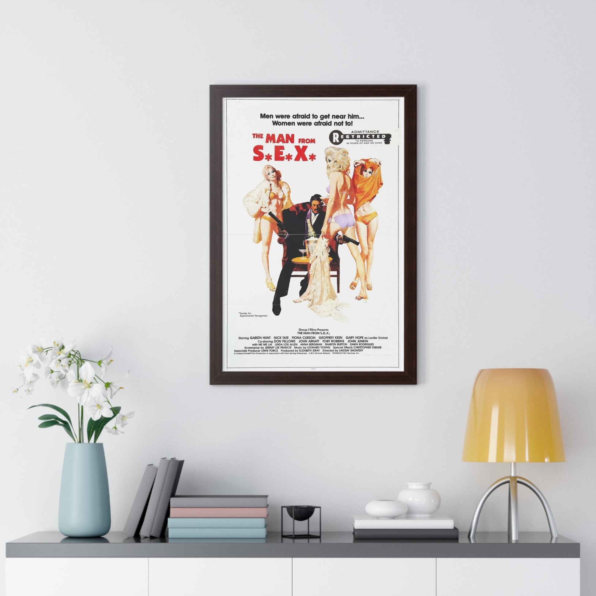 THE MAN FROM SEX 1979 - Framed Movie Poster-The Sticker Space