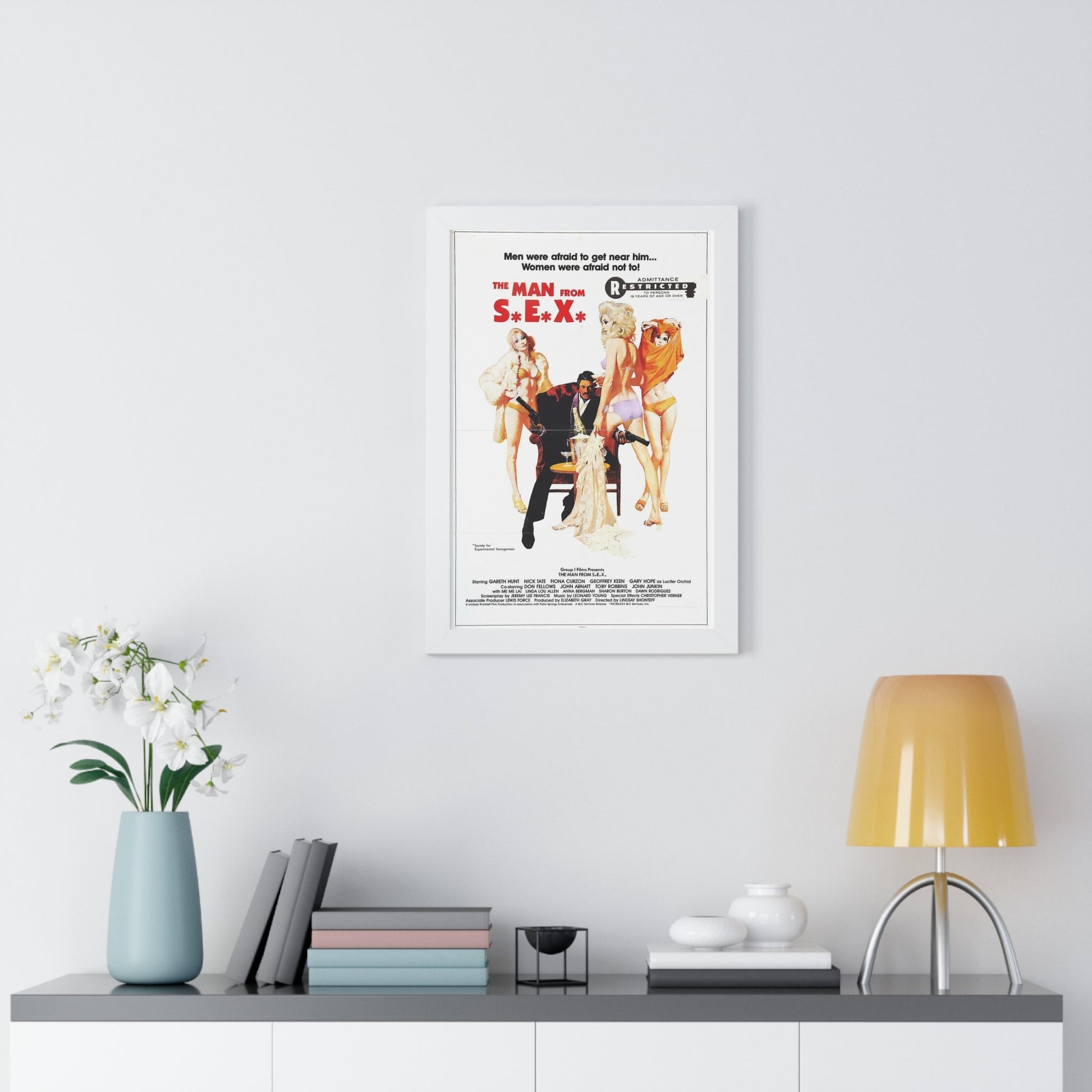 THE MAN FROM SEX 1979 - Framed Movie Poster-The Sticker Space