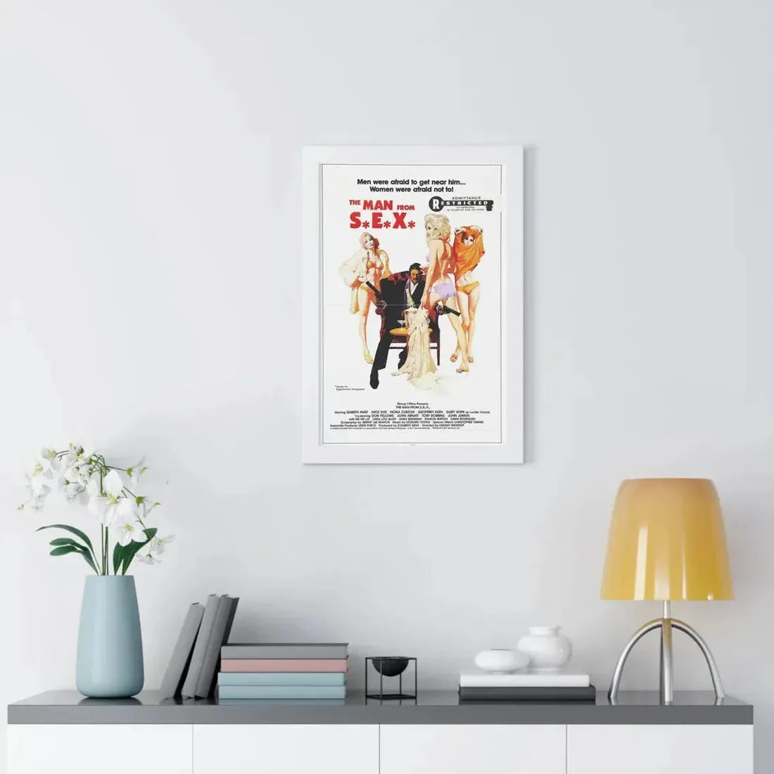 THE MAN FROM SEX 1979 - Framed Movie Poster - The Sticker Space