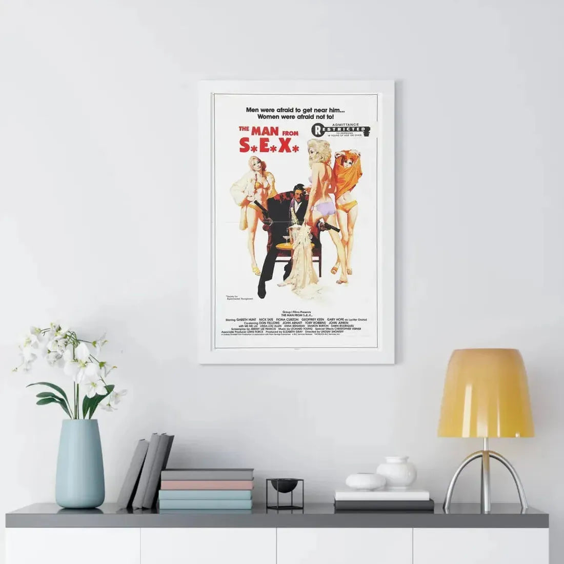 THE MAN FROM SEX 1979 - Framed Movie Poster - The Sticker Space