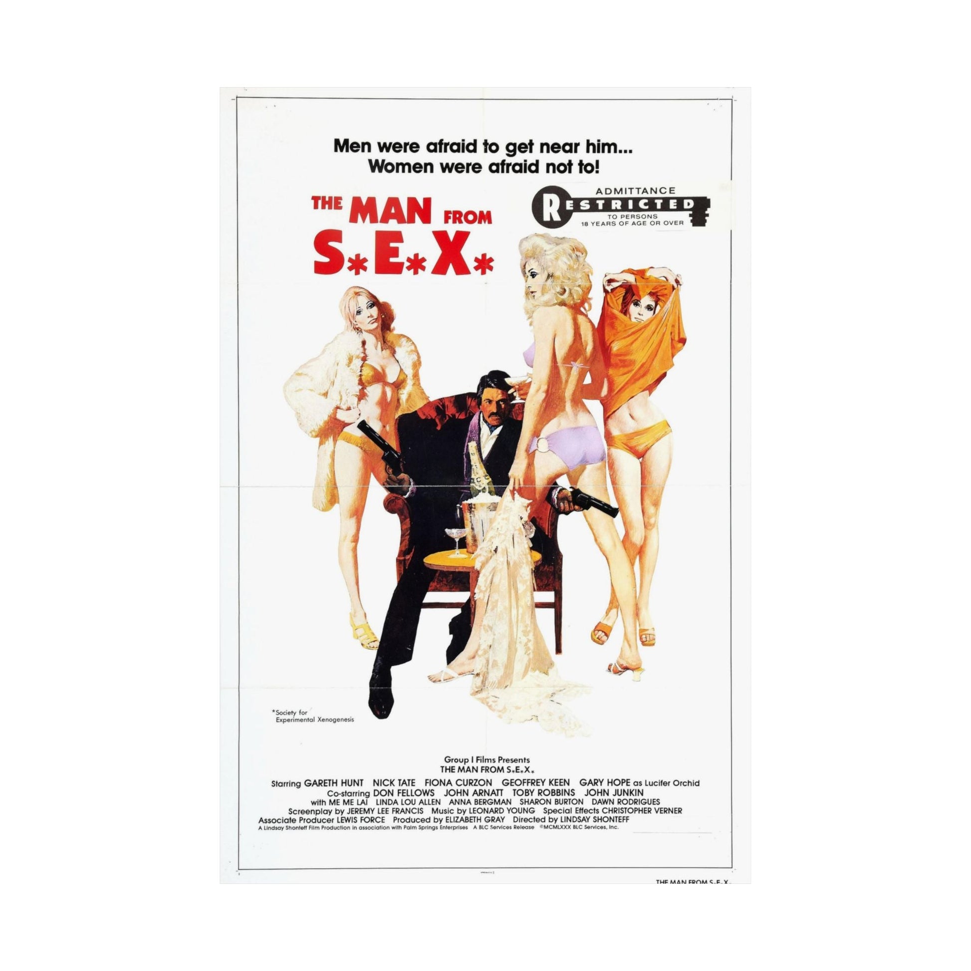 THE MAN FROM SEX 1979 - Paper Movie Poster-The Sticker Space