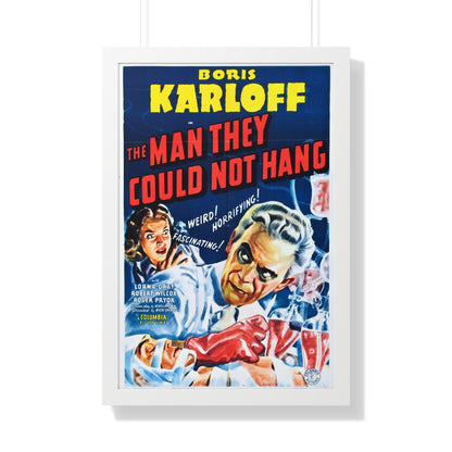 THE MAN THEY COULD NOT HANG 1939 - Framed Movie Poster-20" x 30"-The Sticker Space